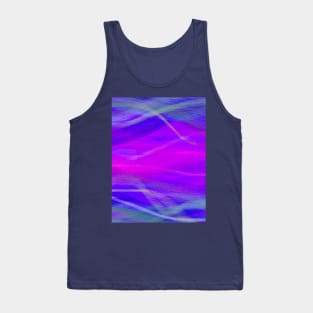 blue brushstroke Tank Top